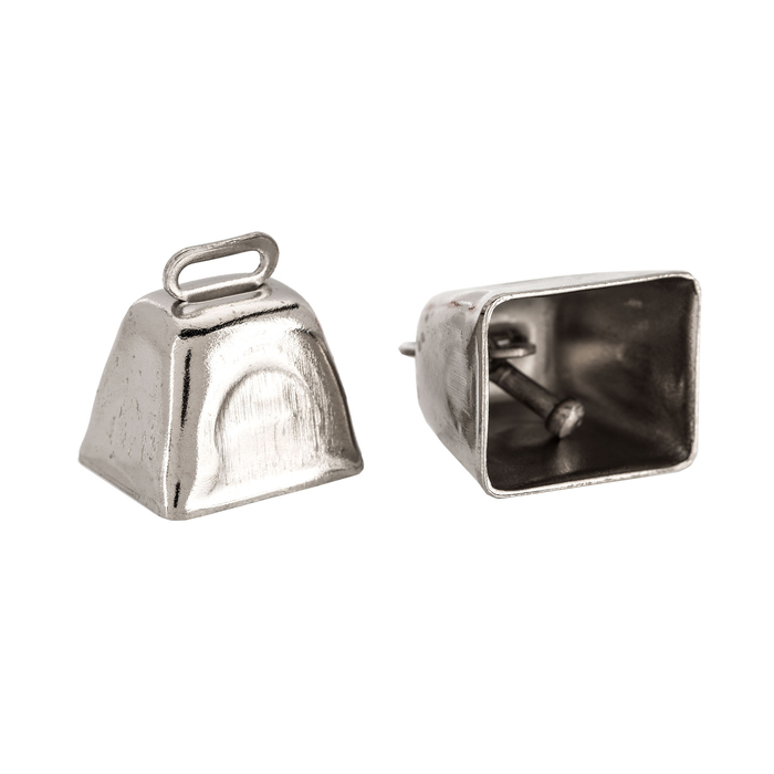 Silver Cow Bells 1" Hobby Lobby 107532