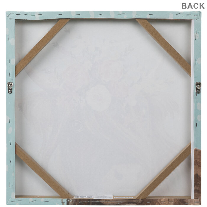 Flower Crown Highland Cow Canvas Wall Decor Hobby Lobby 2182806
