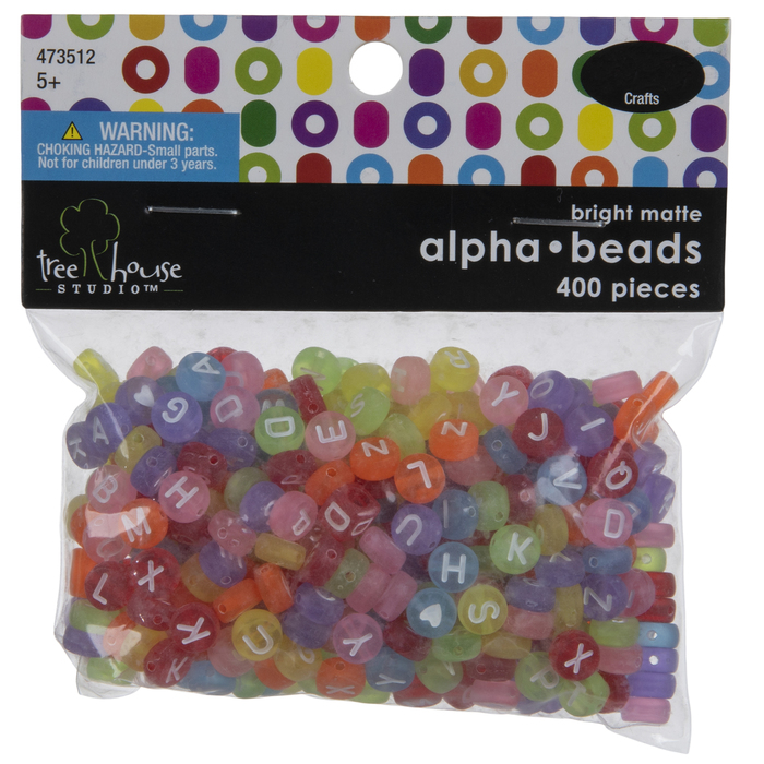 Bright Matte Round Alphabet Beads Hobby Lobby 473512