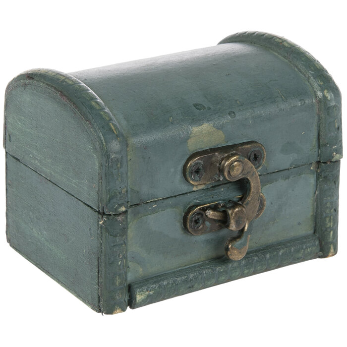 Turquoise Mini Trunk Box Hobby Lobby 998682