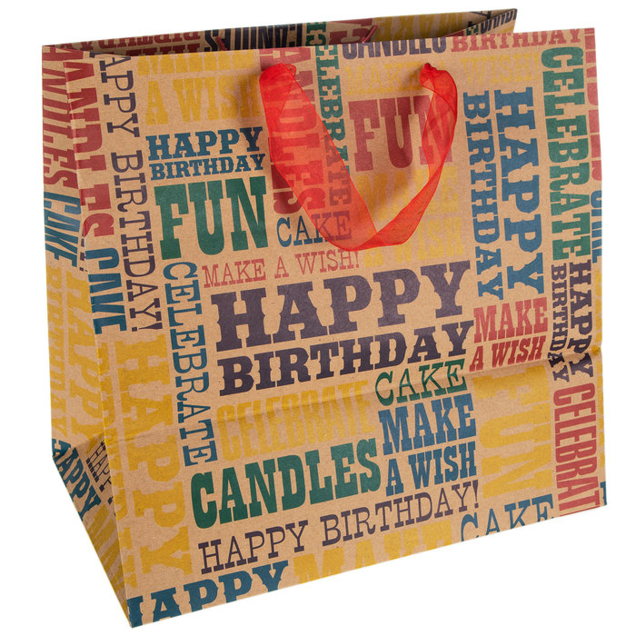 Kraft Birthday Gift Bag | Hobby Lobby | 373217