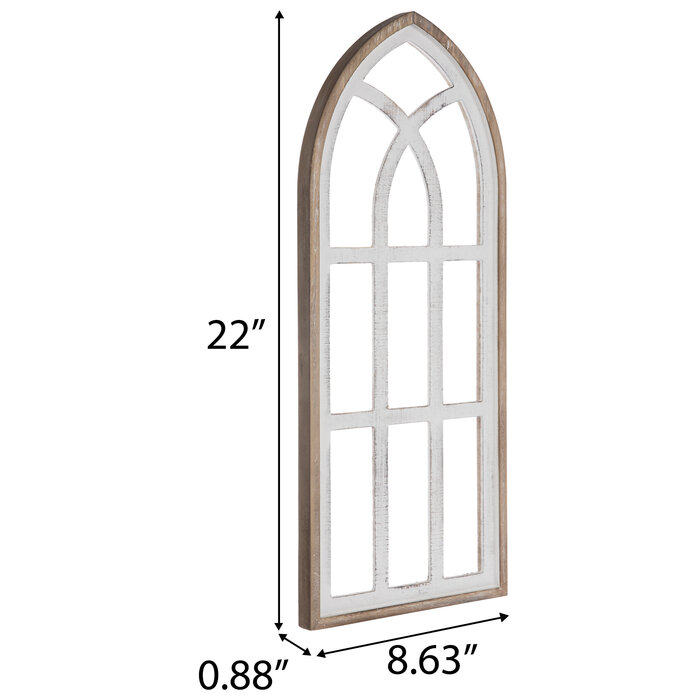 Whitewash Cathedral Window Wood Wall Decor Hobby Lobby 2227825