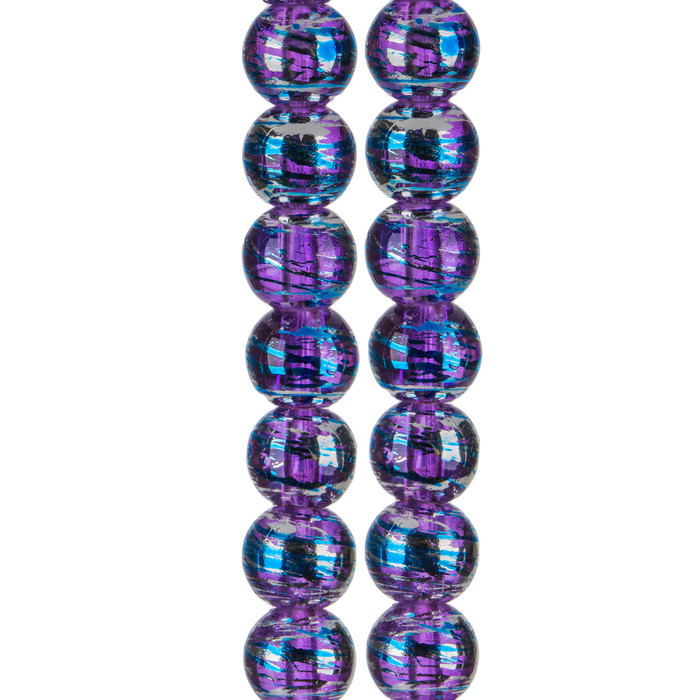 Purple Confetti Glass Bead Strands Hobby Lobby 571083