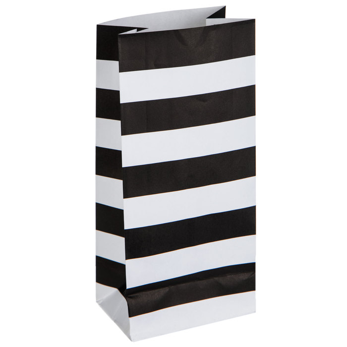 Mini Black White Striped Paper Sacks Hobby Lobby 50017