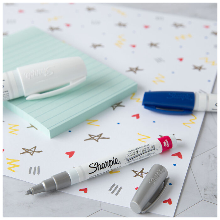 Silver Sharpie Fine Point Oil Paint Marker Hobby Lobby 2269645