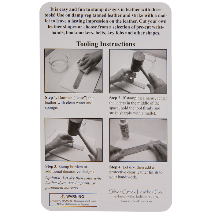 Alphabet & Number Leather Stamping Kit Hobby Lobby 1944362