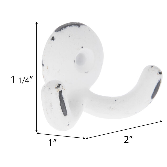 Distressed White Metal Wall Hook Hobby Lobby 1203850