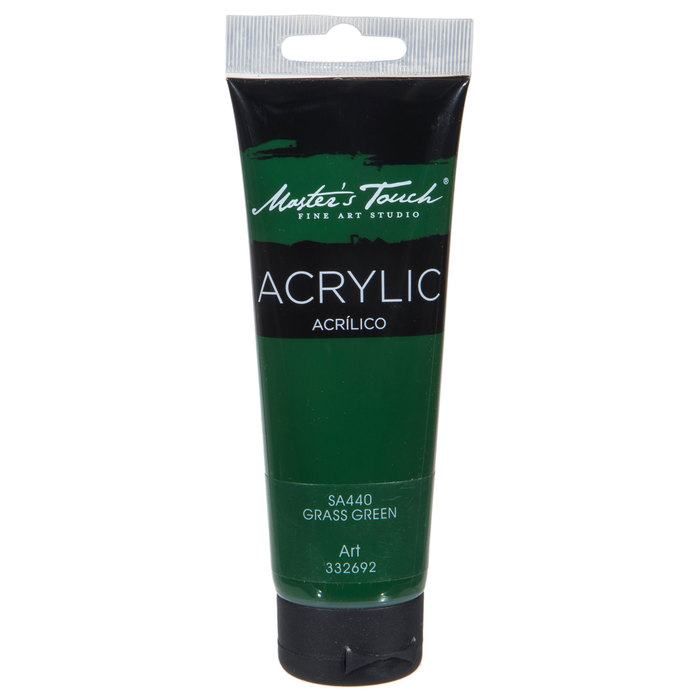 Grass Green Master's Touch Acrylic Paint 4.1 Ounce Hobby Lobby 332692