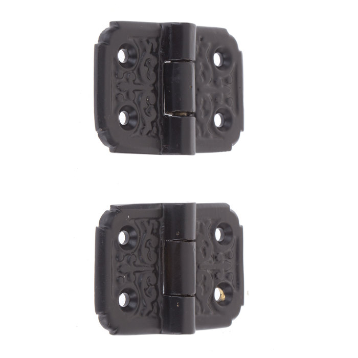 Black FleurDeLis Metal Hinges Hobby Lobby 1483239