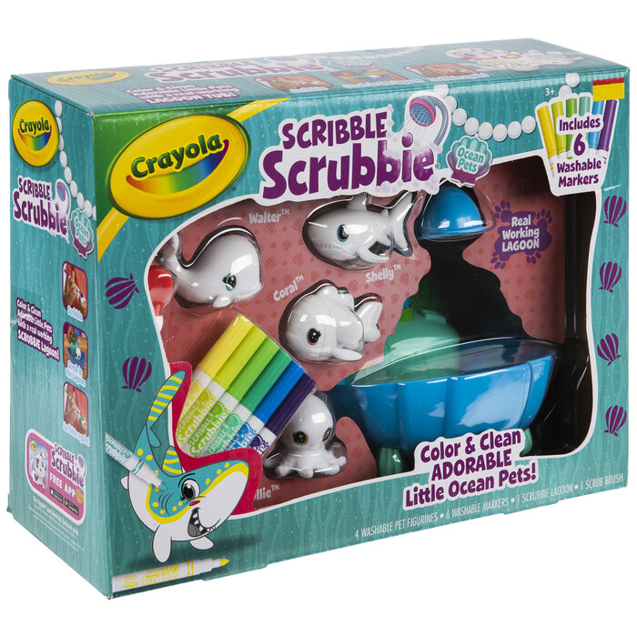 Crayola Scribble Scrubbie Lagoon Set Hobby Lobby 2201523