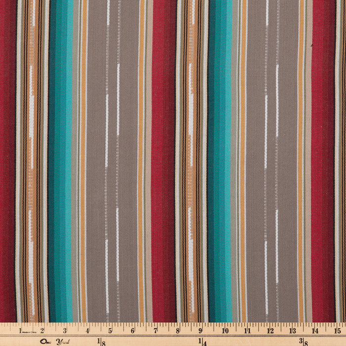 Gray Striped Woven Duck Cloth Fabric Hobby Lobby 1969716