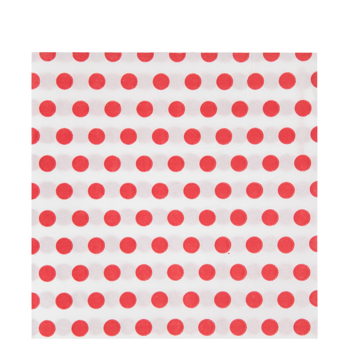 White & Red Polka Dot Napkins Large Hobby Lobby 775692