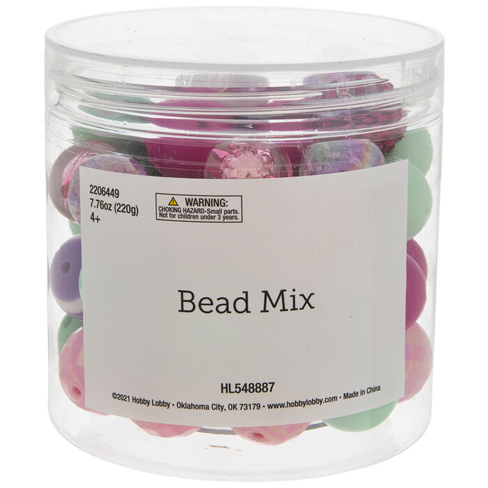Bubblegum Mix Round Beads Hobby Lobby 2206449