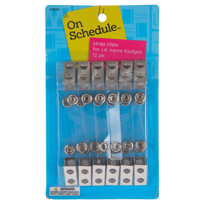 I.D. Name Badge Strap Clips Hobby Lobby 416016
