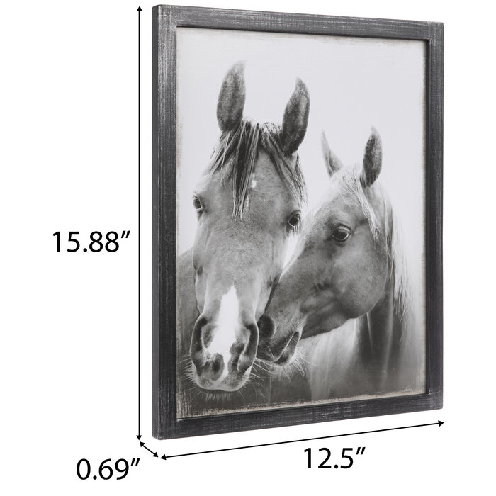 Horses Nuzzling Framed Wall Decor Hobby Lobby 2176287