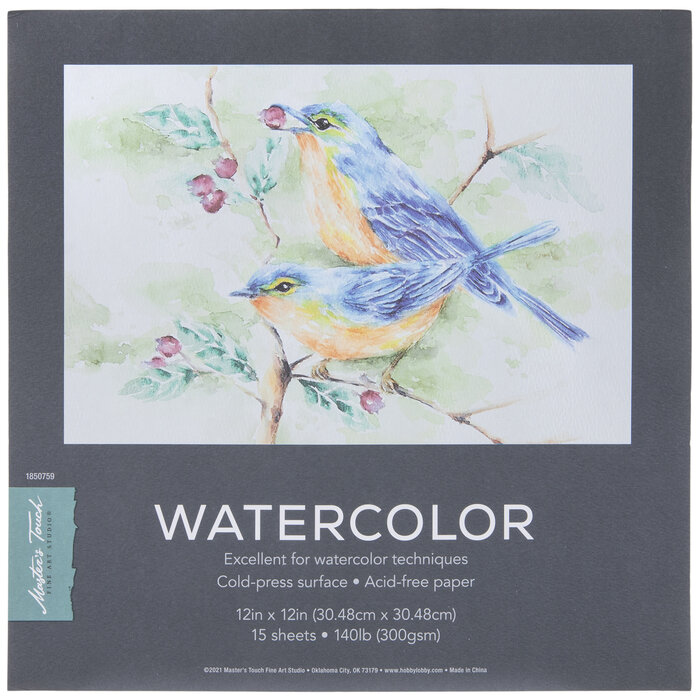 Master's Touch Watercolor Paper Pad Hobby Lobby