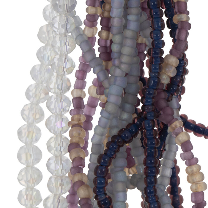 Glass Faceted & Seed Bead Strands Hobby Lobby 2100105
