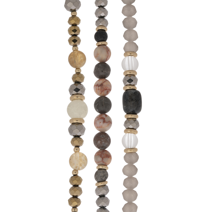 Metallic Glass Bead Strands Hobby Lobby 2034601