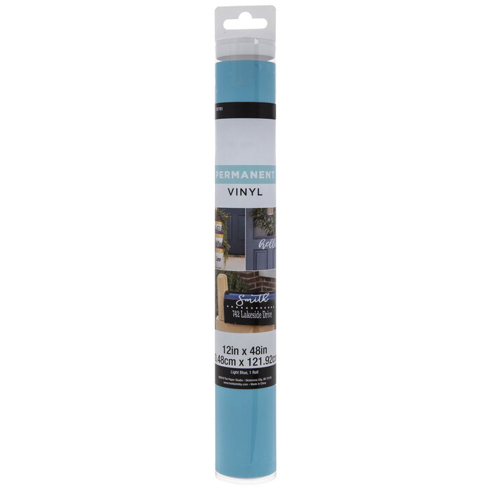 Light Blue Permanent SelfAdhesive Vinyl Hobby Lobby 1787761