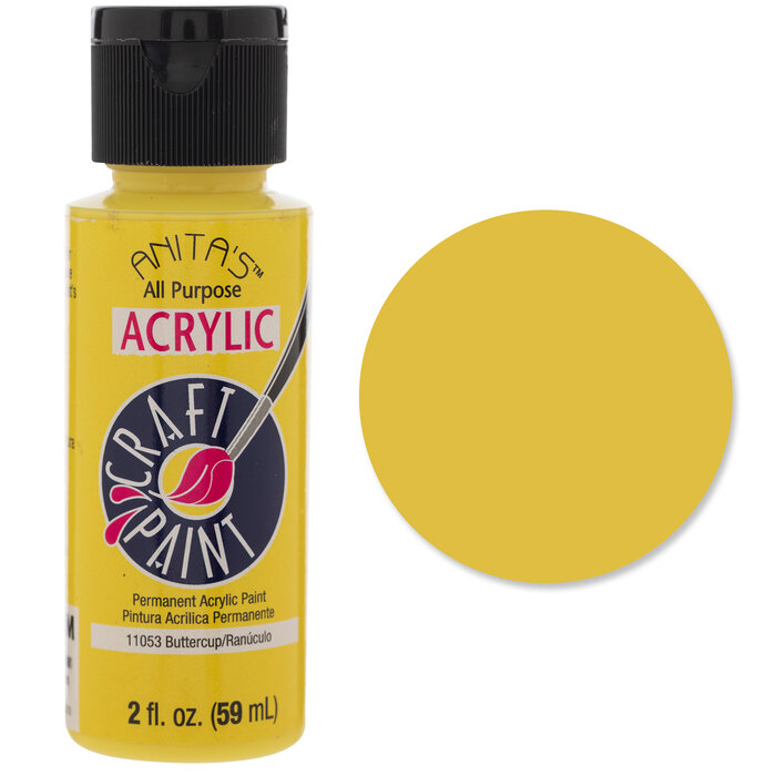 Buttercup Anita's Acrylic Craft Paint Hobby Lobby 667360