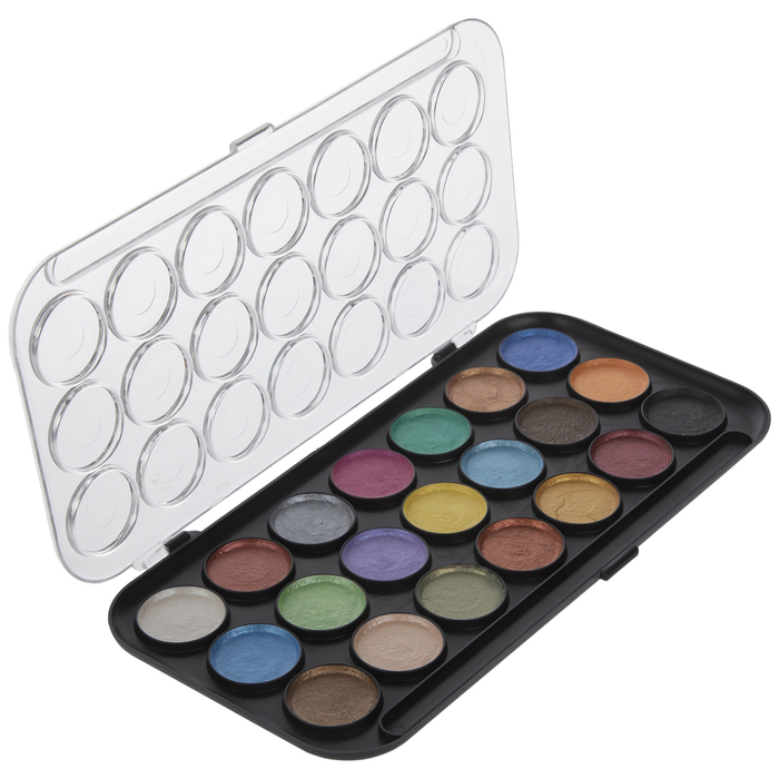 Pearlescent Watercolors 21 Piece Set Hobby Lobby 160200