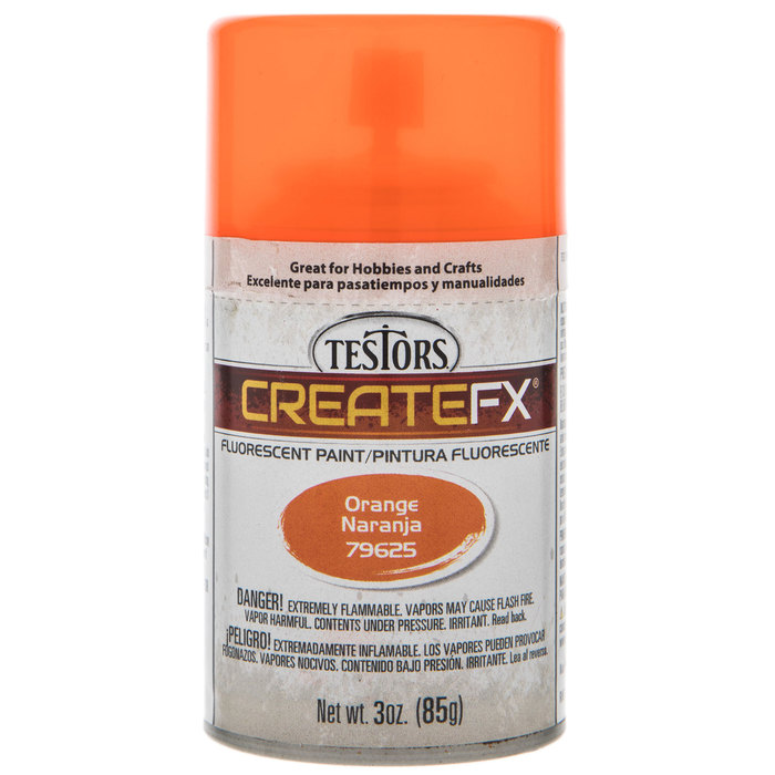 Fluorescent Orange CreateFX Spray Paint Hobby Lobby 566745