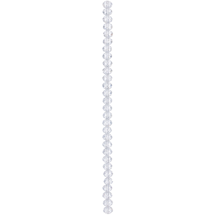 Crystal Gemcut Glass Bead Strand 6mm x 8mm Hobby Lobby 395293
