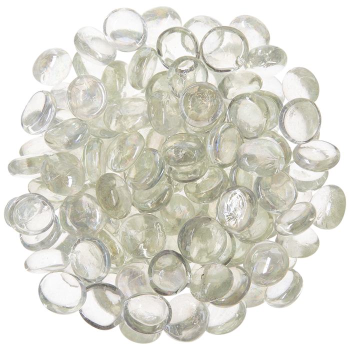 Iridescent Clear Oval Glass Gem Filler Hobby Lobby 729020