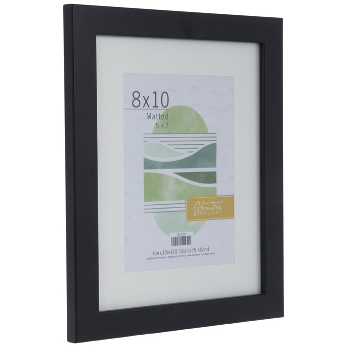 Black Wood Wall Frame With Mat 8" x 10" Hobby Lobby 1921287