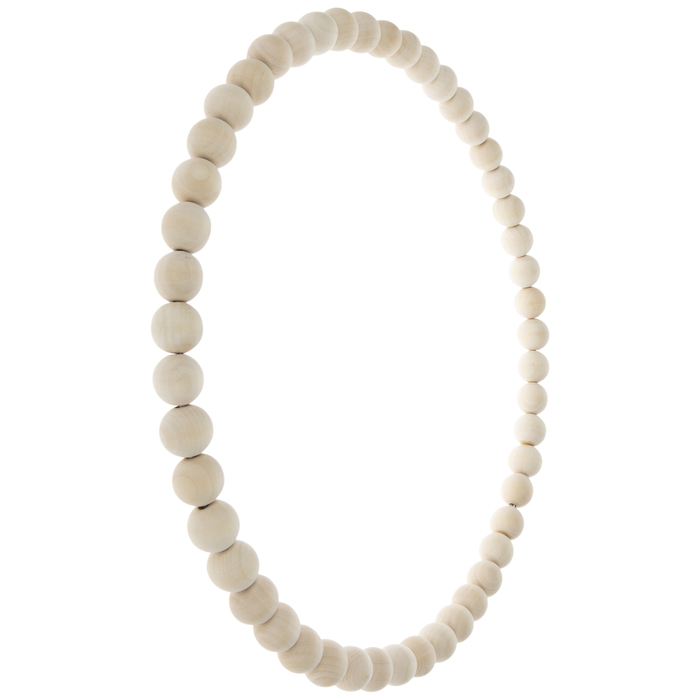 Wood Bead Wreath 14" Hobby Lobby 2021293
