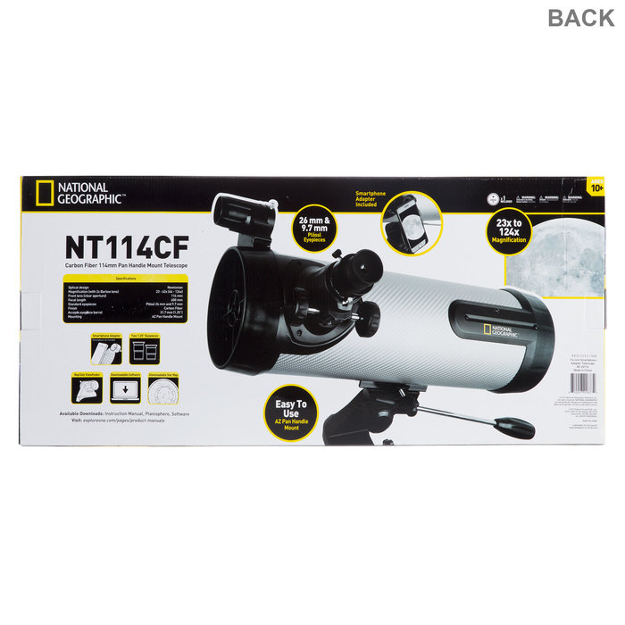 Carbon Fiber Pan Handle Mount Telescope 114mm Hobby Lobby 1529676