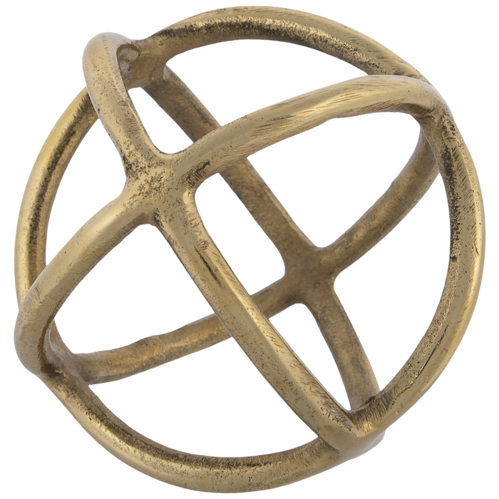 Gold Rings Metal Decorative Sphere Small Hobby Lobby 1958917