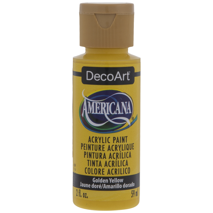 Golden Yellow Americana Acrylic Paint Hobby Lobby 1791607
