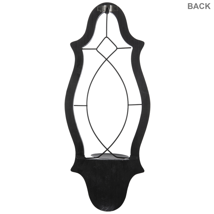 Black Cutout Wood Wall Sconce Hobby Lobby 1958123