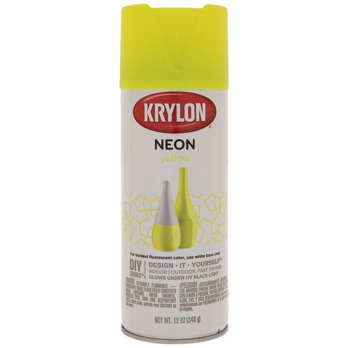 Yellow Krylon Neon Spray Paint Hobby Lobby 2124303