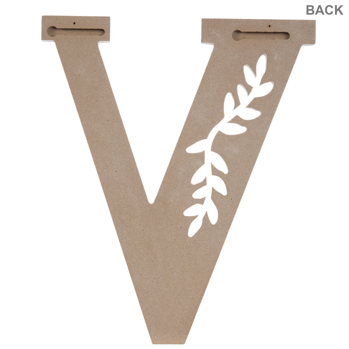 White Vine Letter Wood Wall Decor V Hobby Lobby 2007847