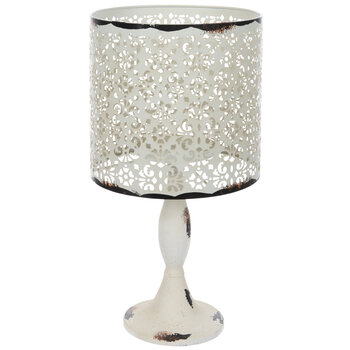Antique White Damask Metal Candle Holder Hobby Lobby 5568274 Antique White Damask Metal Candle, Candlestick Lamp Shade Holder