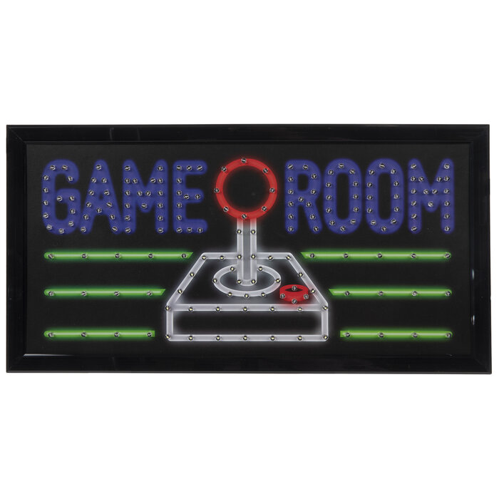 Light Up Game Room Wall Decor Hobby Lobby 2062644