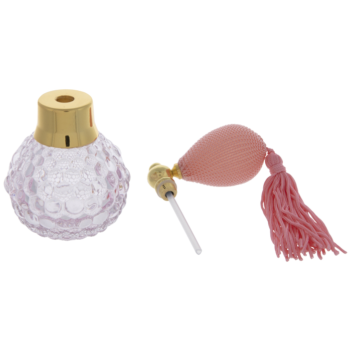Pink Hobnail Glass Perfume Bottle With Atomizer Hobby Lobby 1955947