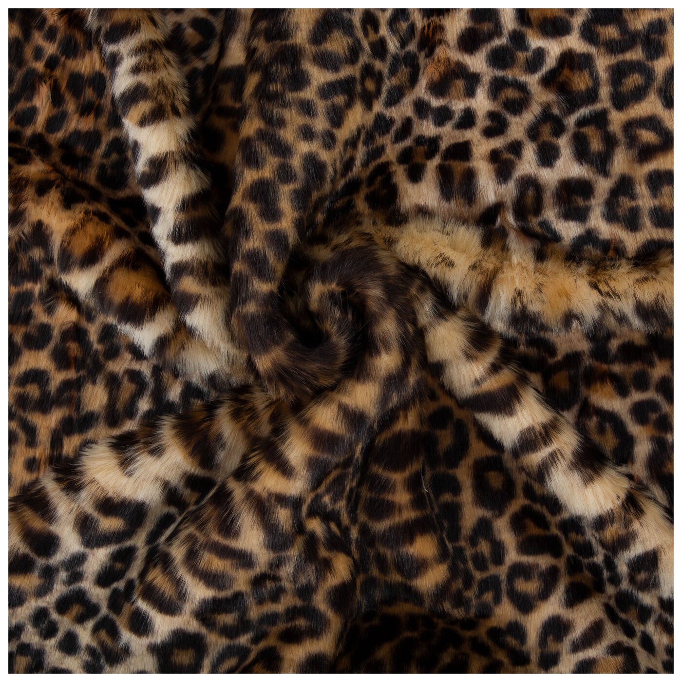 animal print faux fur fabric