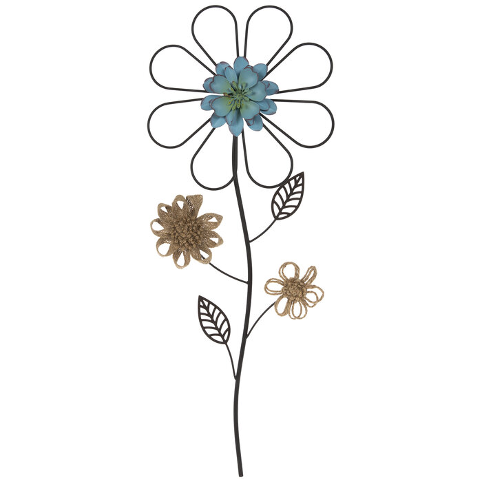Blue Flower Metal Wall Decor | Hobby Lobby | 2187847