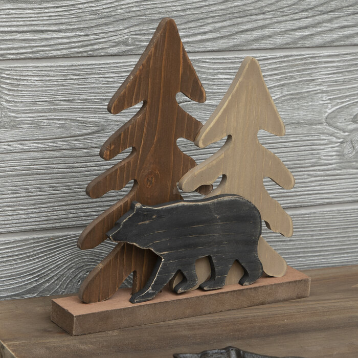 Bear & Trees Wood Decor Hobby Lobby 2173318