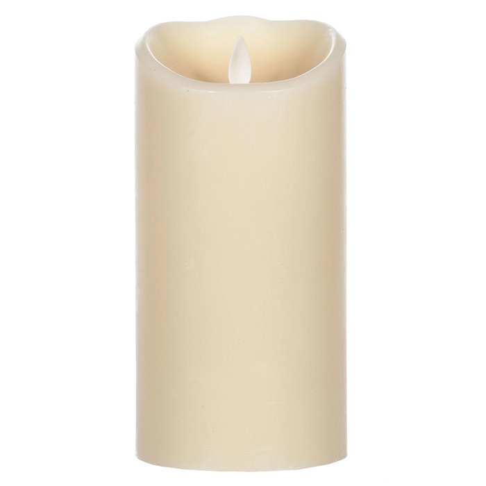 Vanilla Real FlameEffect LED Pillar Candle Hobby Lobby 1224229