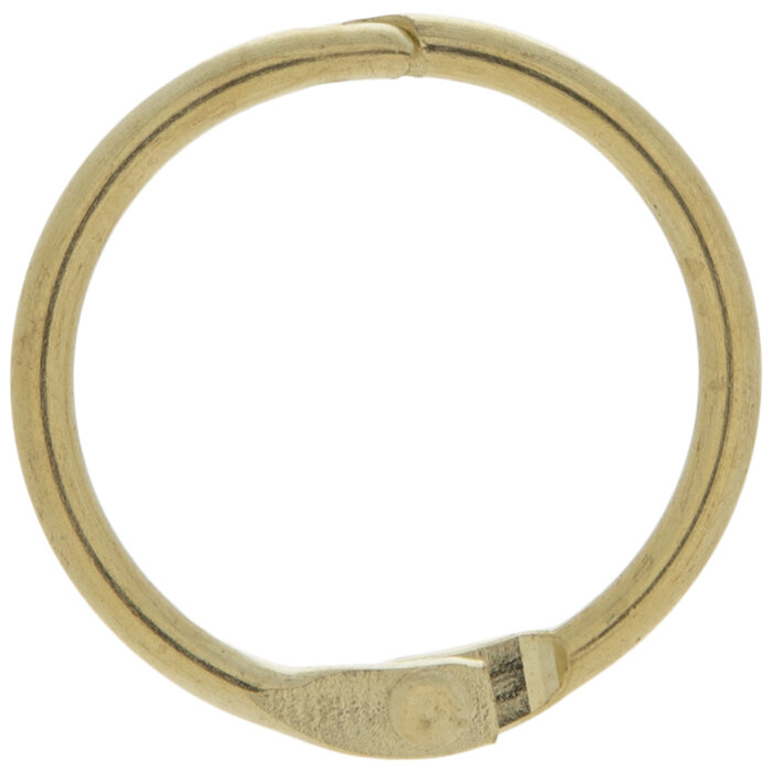 Gold Metal Album Rings 1" Hobby Lobby 2120830