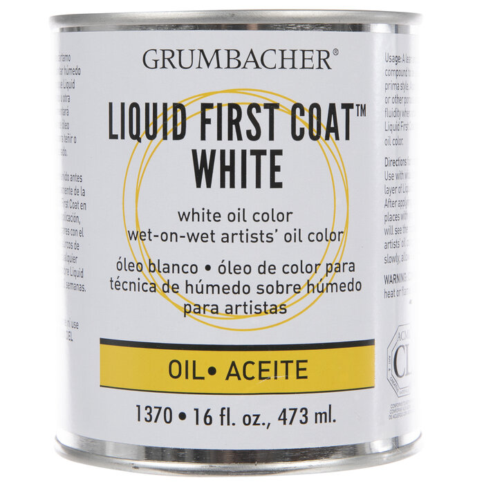 White Liquid First Coat Oil Color Hobby Lobby 1641372