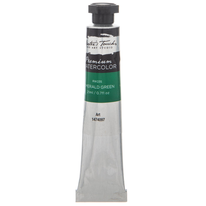 Emerald Green Master's Touch Watercolor Paint Hobby Lobby 1474097