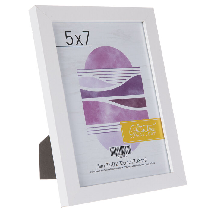 White Wood Frame 5" x 7" Hobby Lobby 1826346