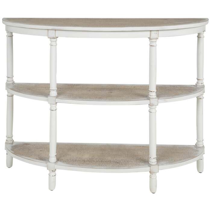Whitewash ThreeTiered Wood Console Table Hobby Lobby 2124022