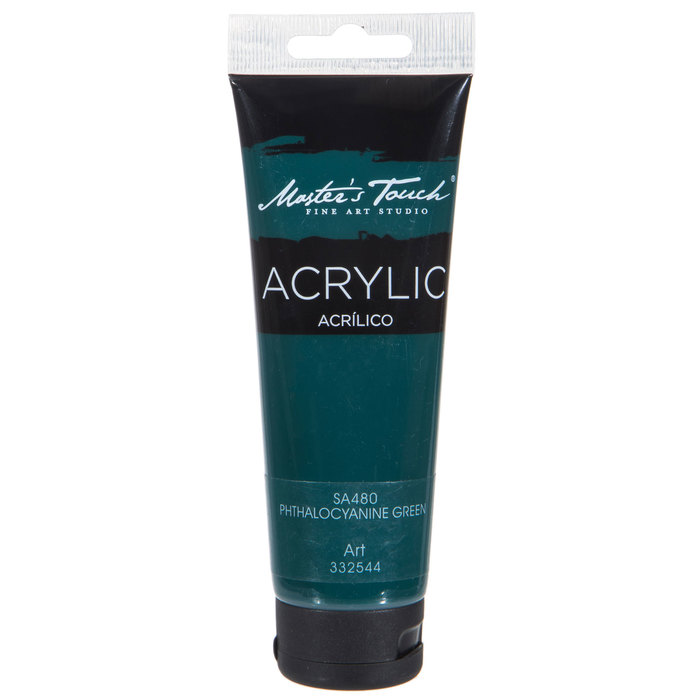 Phthalo Green Master's Touch Acrylic Paint 4.1 Ounce Hobby Lobby