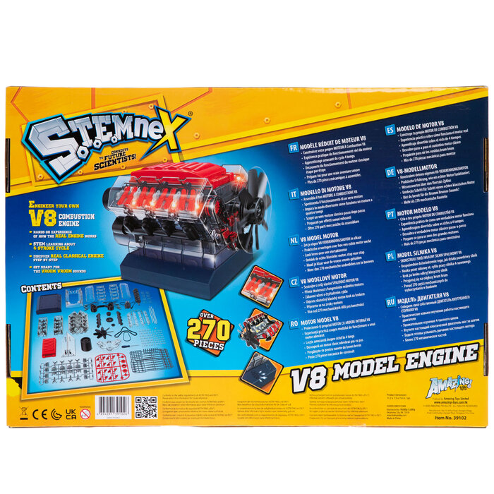 Stemnex V8 Engine Model Kit Hobby Lobby 393405
